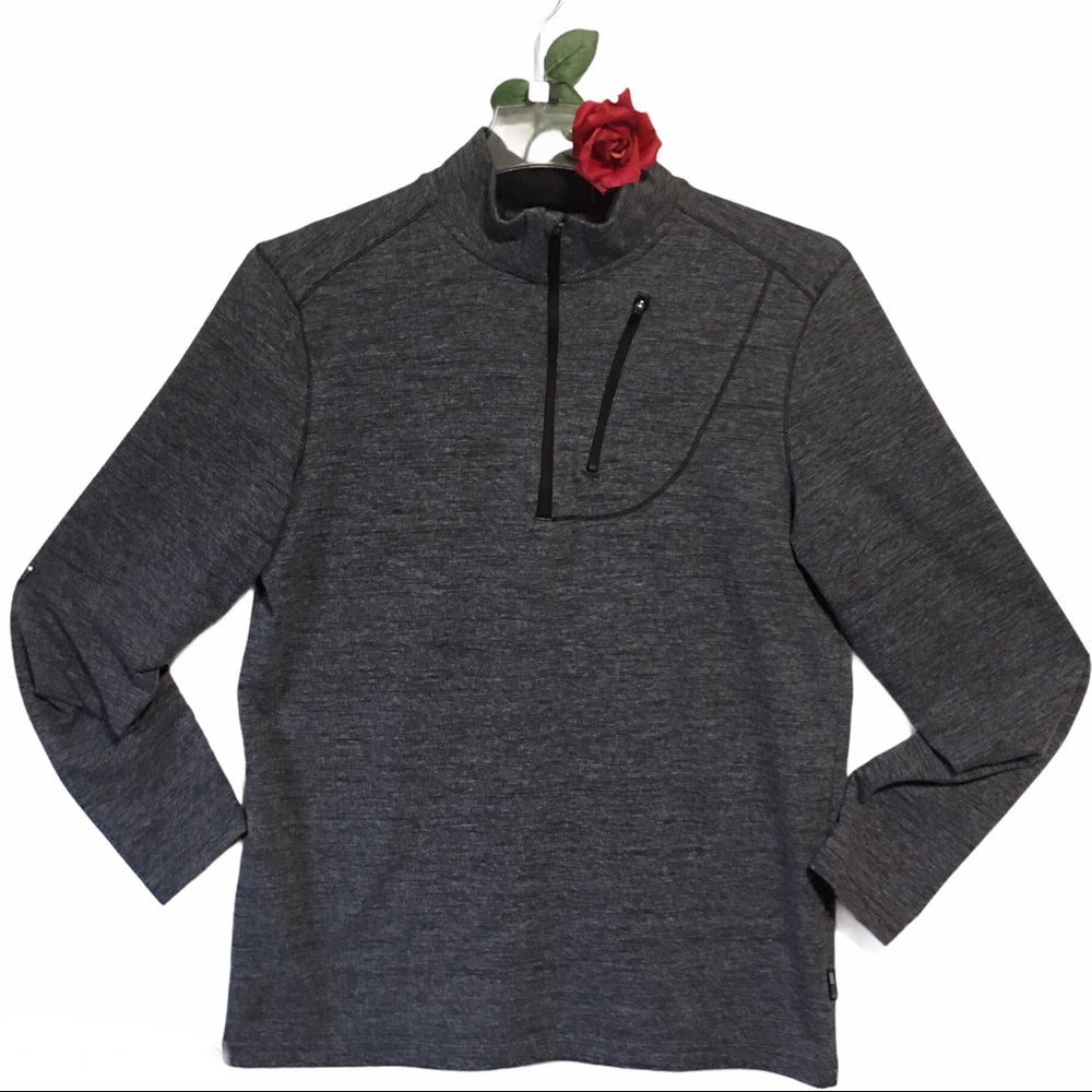 JACKET SWESS TECH MED 38/40 GRAY QUARTER ZIP